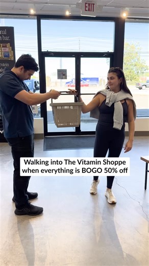 The Vitamin Shoppe on Instagram: "This weekend’s looking ✨SHOPPE-TACULAR✨! 😎 Build your basket in-store or online now through Sunday (9/28) for BOGO 50% off absolutely EVERYTHING, from nutrient-packed vitamins to the sports supplements that help you dominate your goals—not to mention your favorite snacks & drinks. 👀 So, what are you planning to mix & match?"