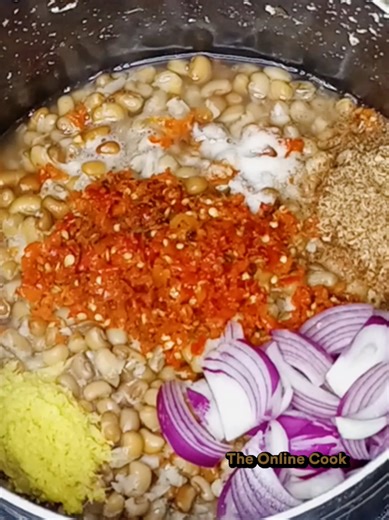 Brown beans cooking step by step #cooking #brownbeans #palmoil #beans
