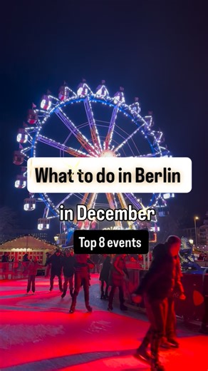Berlin Forever - Things to do in Berlin on Instagram: "✨What to do in Berlin in December✨ The most beautiful month is finally here! What awaits in Berlin in December? Lots of cool events, movie festivals, twinkling lights, Christmas markets, food festivals and much more. Let’s take a look at the best event highlights! 🌍Origins Experience @origins.experience exhibition about life origins 📍Reinbeckstrasse, 12549 Berlin 💫Advent Concert @berlinphil 📅2 December 📍Philharmonie Berlin - Kammermusik
