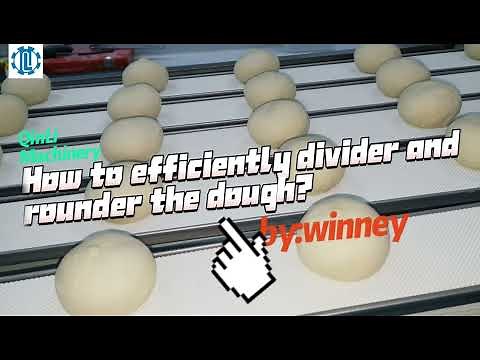 automatic round dough ball making machine