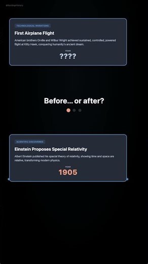 Special relativity or the airplane? #WhichCameFirst