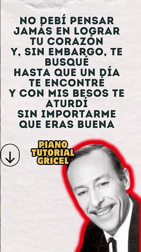 GRICEL Tango ✍️LEtras del TANGo Contursi MORES ( Goyeneche )