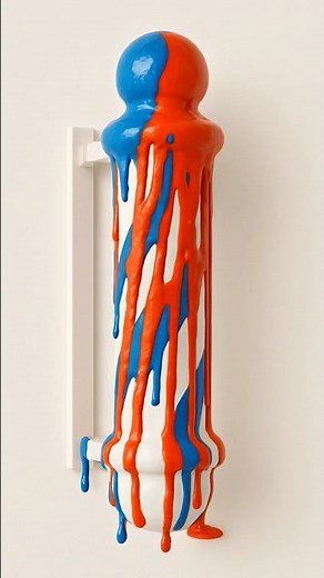 Alive Barber Pole | Art Meets Tradition