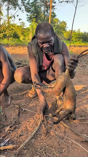 From forest to fire — the Makonde’s traditional monkey hunting for sustenance.” 🔥🍴