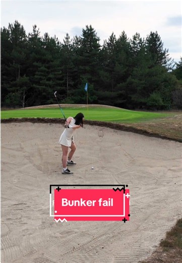 5 later I learnt my lesson- PRACTICE BUNKER SHOTS🤦🏻‍♀️🤦🏻‍♀️ I can confirm I have practice a lot since this 😆 #golftok #golffail #beginnergolfer #girlgolf #golftips