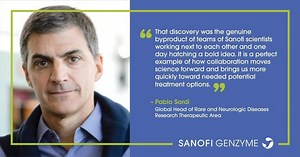 54 reactions | As we participate in ASN Kidney Week by the American Society of Nephrology, Pablo Sardi, Global Head of Rare and Neurologic Diseases Research Therapeutic Area, shares how collaboration helped Sanofi researchers discover a critical connection and expand their thinking about rare disease. https://bit.ly/3lZoTdw | Sanofi | Facebook
