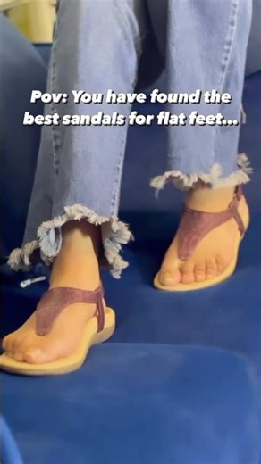 POV: Best Sandals for Flat Feet Found! 😍 #FlatFeet #Shorts
