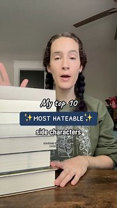 180K views · 847 reactions | Top 10 WORST side characters! Do any of these make it onto your list? #bookcharacter #ranking #popularbooks #fantasybooks #bookstagram #booksta #fourthwing #zodiacacademy | That Girl Reads | Facebook