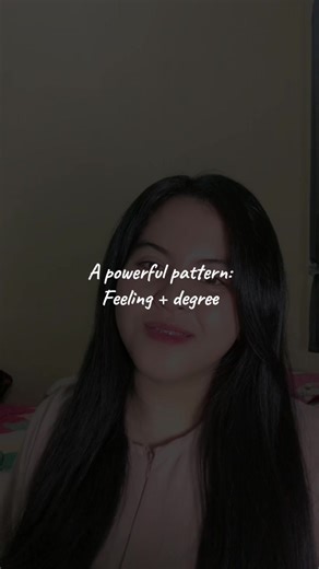 One powerful pattern you can use in your IELTS speaking test is: Feeling degree. #ieltsspeaking #ieltspreparation #ieltstips