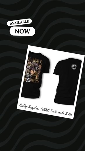 Bully Supplies ABKC Nationals 2 tee - $25 is live and it's pure heat!!! Grab one now, rep the crew, and make every walk a statement!!! 🔥🐾👕🎉 - Click the link in our bio to shop now! 🛍️ #bullysupplies #abkcnationals #teeshirt #bullycrew #dogfashion