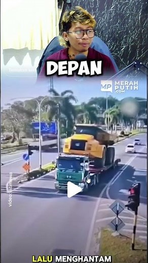 Kejadian Langka Kendaaran Super Besar Hampir Jatuh