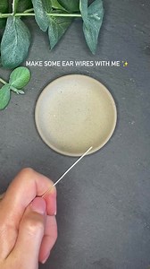 37K views · 415 reactions | Don't buy your ear wires...make them!! I get asked frequently how do I make my ear wires so I did a mini tutorial. I used 20g half hard sterling silver, 6 step pliers, bench block and chasing hammer. Hopefully this is helpful. 﫶 | Adria Artistry | Facebook