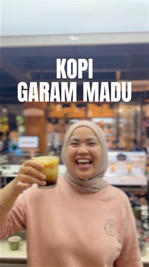 Es Kopi Garam Madu! Pake Crema Espresso - Kopi House Blend dari Otten #ottencoffee