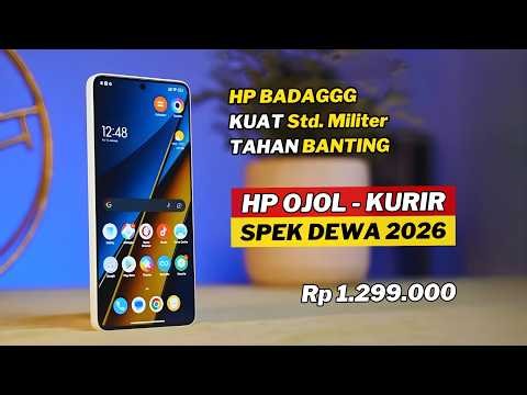 7 Rekomendasi HP OJOL 1 Jutaan TERBAIK 2026 GPS Akurat, FITUR LENGKAP
