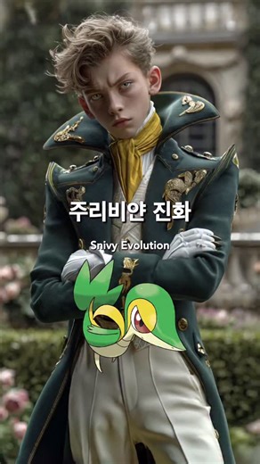 Power Ai on Instagram: "주리비얀 진화 의인화 - Snivy evolution personification #snivy #pokemon #powerai"