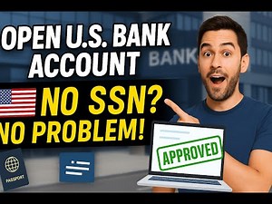 How to Open a U.S. Bank Account as a Foreigner | Step-by-Step Guide | 2025 | #usbankaccount