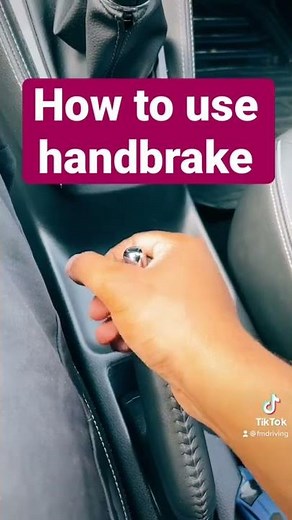 How to use handbrake