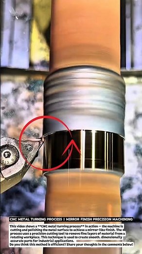 CNC Metal Turning Process | Mirror Finish Precision Machining.