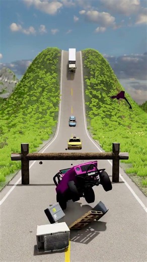 vs Log Trap#Car Animation#Car Simulator#Simulation Game#Decompression Game tangtoclat