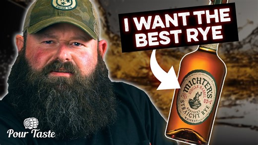 Tasting first rye whiskeys in pour taste-test challenge