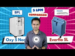 BPL Oxy 5 Neo vs Philips Respironics Everflo 5LPM Oxygen Concentrator Comparison - 2025