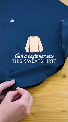 Sew a Sweatshirt From Start to Finish ✂️ Beginner Friendly ✅