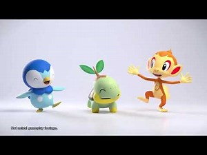 Turtwig, Chimchar, and Piplup