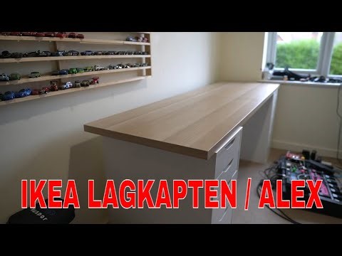 IKEA DESK LAGKAPTEN / ALEX MY NEW DESK FROM IKEA