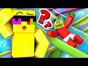 Inside A GIANT WATERPARK In Minecraft Hide and Seek!