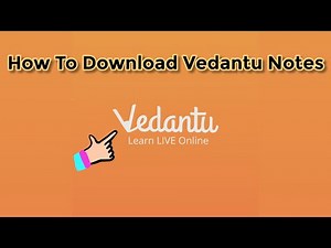 How To Download Vedantu Notes PDF | Purvanchal Students' Union