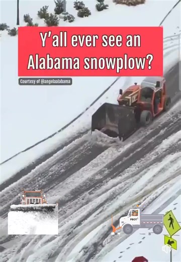 Alabama snow plow 😂 #alabama #snow #plow #winter2025 #mothernatureisabeast #fyp #fyp #fyp #fyp #fyp #fyp #fyp