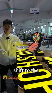 Candy sign..😎 ✅Customize the color/size/logo you need ✉️Contact us to get what you like! #lcsign #led #sinage #business #foryou | Guangzhou LC Sign Co., Ltd