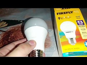Firefly Basic Series 9 Watts LED Bulb Daylight Unboxing Review