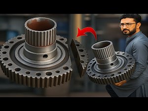 How Mechanics Repair Caterpillar Clutch Hub | Full Rebuild and Machining Process.