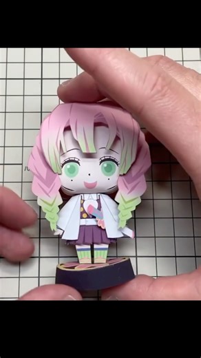 Chibi Mitsuri Kanroji figure ~ inspired from Demon Slayer anime | #mitsuri #kimetsunoyaiba