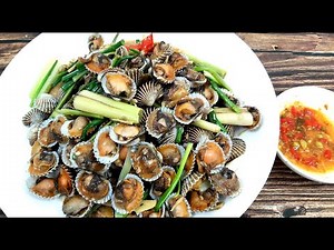 Cách làm món Sò Huyết xào Hành Sả Ớt món ăn vặt bổ dưỡng làm đơn giản l Xanh TV