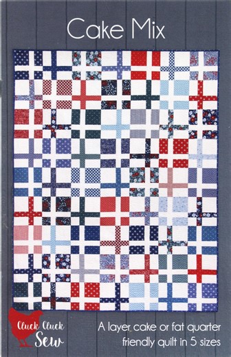 Cake Mix Quilt Printed Pattern - Etsy