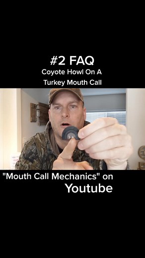 How to coyote howl on a turkey mouth call. #hunting #turkeyhunting #coyote #wildturkey #LocatorCall #callingallturkeys #MouthCallMechanics