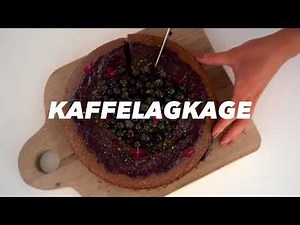 Lagkage opskrift | Kaffelagkage med solbærcreme