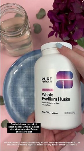 PureFormulas Whole Psyllium Husks - 12 oz (340 Grams)