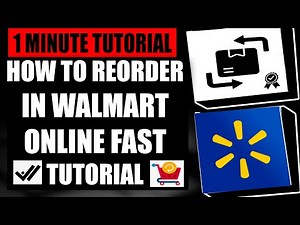 How To Reorder In Walmart Online (Step by Step Guide – Full Tutorial)
