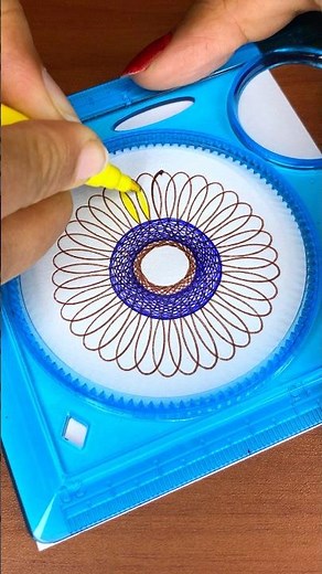 Hypnotic Spirograph Art ✨ #ひまつぶし #スピログラフ #OddlySatisfying #Art #shorts