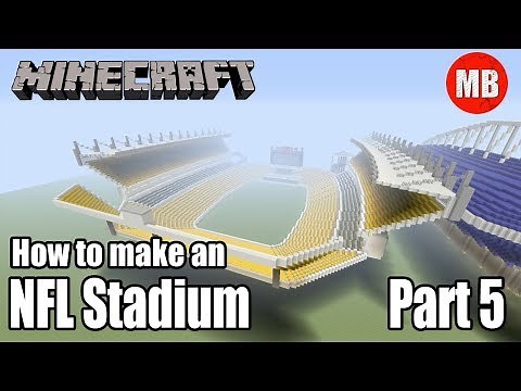 How to Build an NFL Stadium in Minecraft! | Part 5