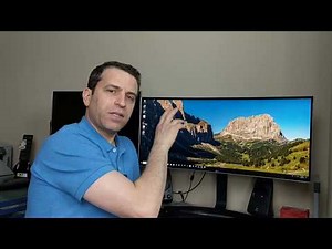 LG 34UC80 Ultra Wide Curved Monitor Unboxing Review And Demo