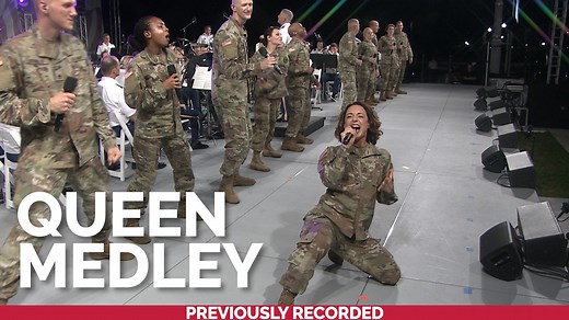3.2M views · 66K reactions | Sing along with The U.S. Army Voices and Downrange as they perform a medley of your favorite hits by Queen. Vote for your favorite song in our poll! | The United States Army Band | Facebook