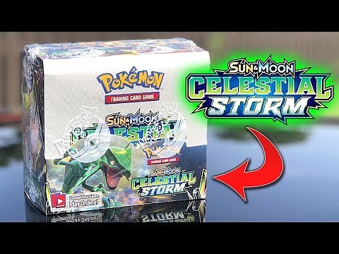 POKEMON CARDS CELESTIAL STORM BOOSTER BOX OPENING! - English