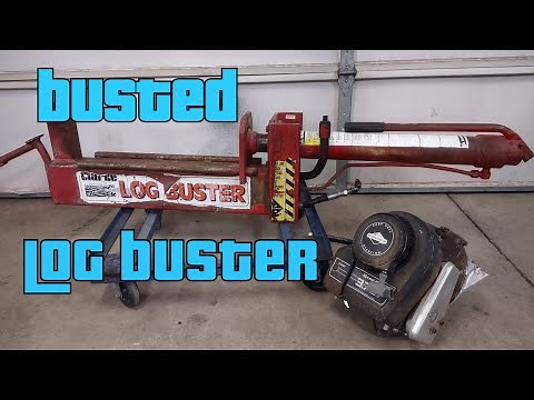 Reviving an old Clarke log splitter