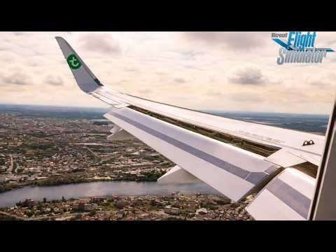 Microsoft Flight Simulator 2020: Full 4K Arrival at Paris Orly A320 Neo Transavia !