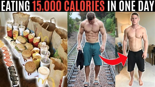 What happens when you eat 15,000 CALORIES in a day? | 30,000 Calorie Challenge Fallout