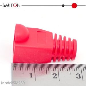 [Hot Item] PVC RJ45 Boot Connector Boot Cover Cat5e CAT6 Cable Strain Relief Boot